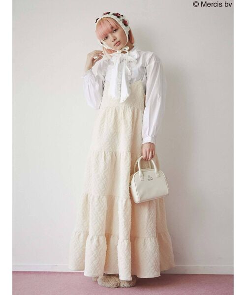 merry jenny（メリージェニー）の「うさぎのミニボストンバッグ（ボストンバッグ・レディース・ブラック/アイボリー・FREE）」の12枚目の写真