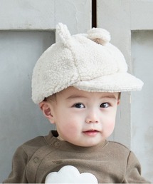 くまみみボアキャップ