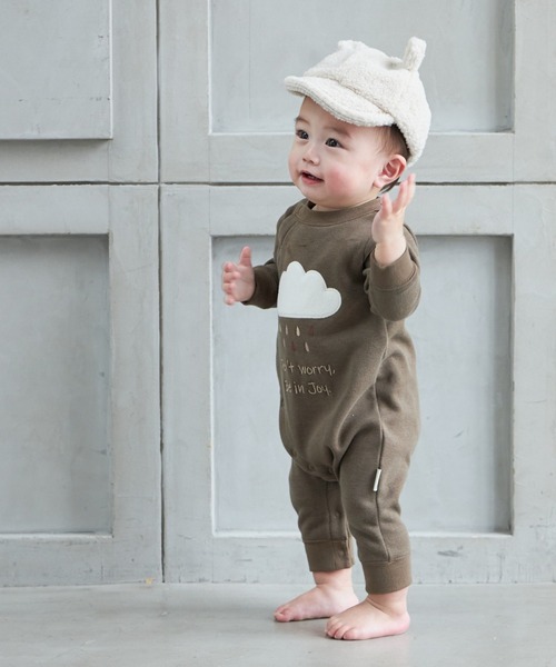 MAKE YOUR DAY（メイクユアデイ）の「くまみみボアキャップ（キャップ・キッズ・アイボリー/チャコールグレー/ブラウン・XS/L/S/M）」の6枚目の写真