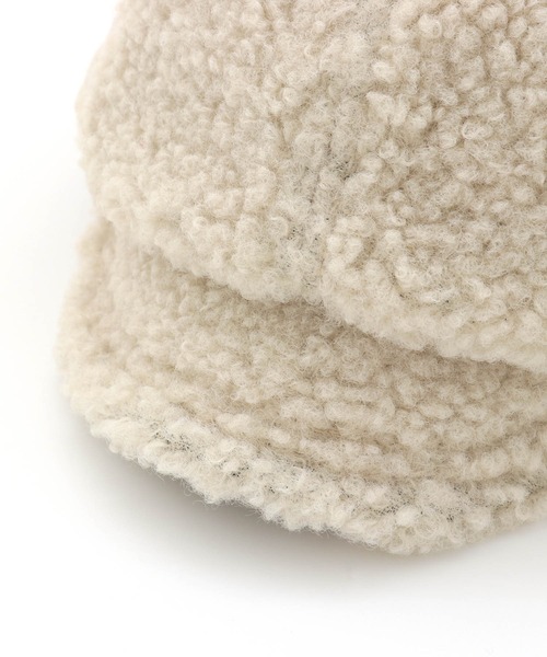 MAKE YOUR DAY（メイクユアデイ）の「くまみみボアキャップ（キャップ・キッズ・アイボリー/チャコールグレー/ブラウン・XS/L/S/M）」の11枚目の写真