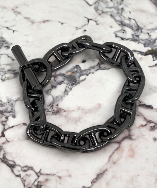 Burner（バーナー）の「【OKUOKU　0909】重量感　アンカーチェーン　４サイズ　ブレスレット　ネックレスタイプ　 / oku-bracelet-23-15（ブレスレット・メンズ・その他1/シルバー×ゴールド/シルバー×ブラック/ゴールド/ブラック・FREE/90/150/75）」の6枚目の写真