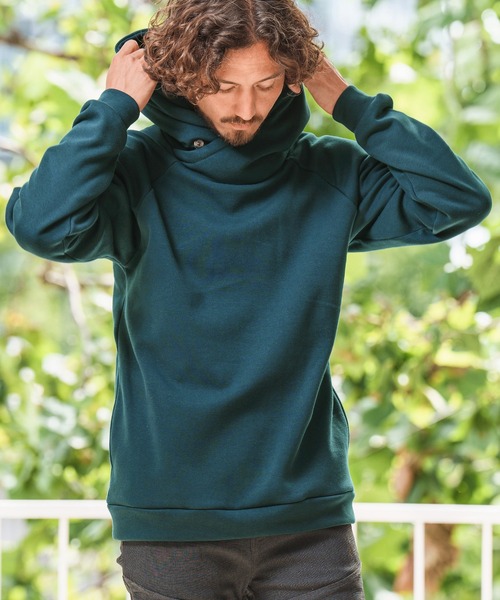 Magine（マージン）の「mpa2948- BACK BOA VOLUME NECK PARKA パーカー（パーカー・メンズ・ブルー系その他/オリーブ/ブラック/チャコール・44/46/48）」の16枚目の写真