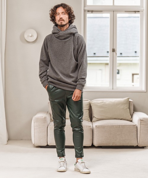 Magine（マージン）の「mpa2948- BACK BOA VOLUME NECK PARKA パーカー（パーカー・メンズ・ブルー系その他/オリーブ/ブラック/チャコール・44/46/48）」の7枚目の写真