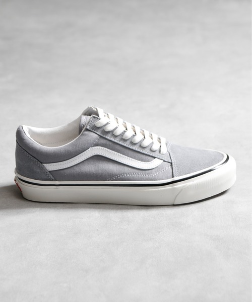 And A（アンドエー）の「VANS ヴァンズ / OLD SKOOL 36 DX（Anaheim Factory）オールドスクール スエードキャンバスローカットスニーカー / VN0A4BW3BLS VN0A4BW3BM7（スニーカー・メンズ・グレイッシュブルー/マスタード・27.5cm/26.5cm/27cm/28cm）」の6枚目の写真