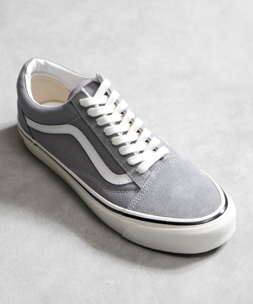 And A（アンドエー）の「VANS ヴァンズ / OLD SKOOL 36 DX（Anaheim Factory）オールドスクール スエードキャンバスローカットスニーカー / VN0A4BW3BLS VN0A4BW3BM7（スニーカー・メンズ・グレイッシュブルー/マスタード・27.5cm/26.5cm/27cm/28cm）」の8枚目の写真