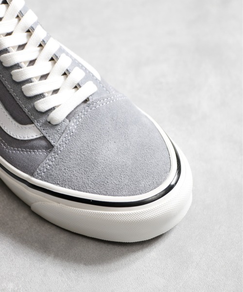 And A（アンドエー）の「VANS ヴァンズ / OLD SKOOL 36 DX（Anaheim Factory）オールドスクール スエードキャンバスローカットスニーカー / VN0A4BW3BLS VN0A4BW3BM7（スニーカー・メンズ・グレイッシュブルー/マスタード・27.5cm/26.5cm/27cm/28cm）」の10枚目の写真