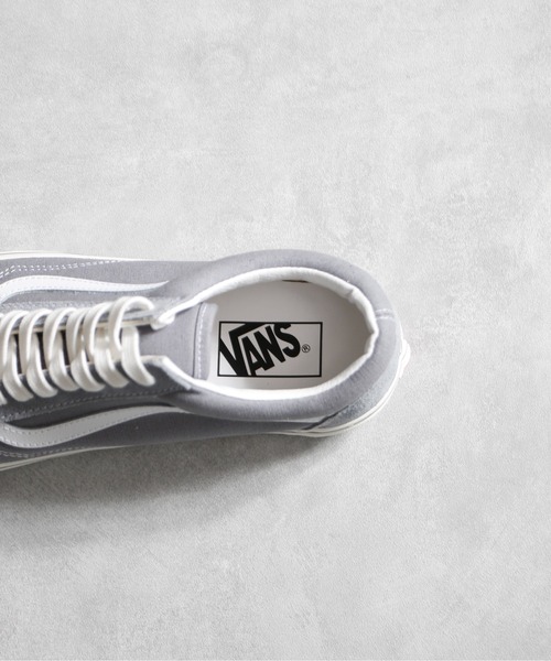 And A（アンドエー）の「VANS ヴァンズ / OLD SKOOL 36 DX（Anaheim Factory）オールドスクール スエードキャンバスローカットスニーカー / VN0A4BW3BLS VN0A4BW3BM7（スニーカー・メンズ・グレイッシュブルー/マスタード・27.5cm/26.5cm/27cm/28cm）」の14枚目の写真