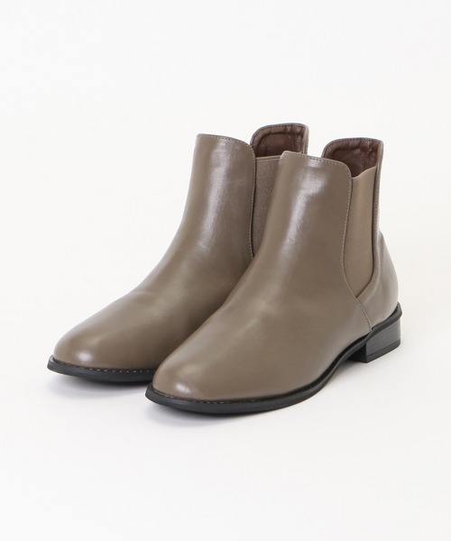 ikka(イッカ)の「サイドゴアプレーンブーツ(ブーツ・レディース・ブラック/ブラウン・M/L)」の4枚目の写真