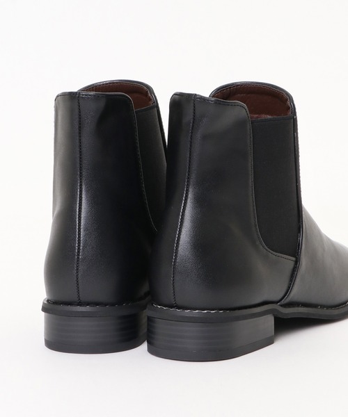 ikka(イッカ)の「サイドゴアプレーンブーツ(ブーツ・レディース・ブラック/ブラウン・M/L)」の3枚目の写真