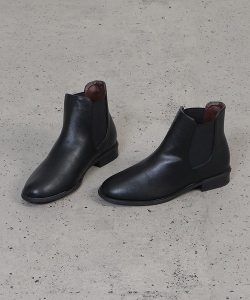ikka(イッカ)の「サイドゴアプレーンブーツ(ブーツ・レディース・ブラック/ブラウン・M/L)」の16枚目の写真