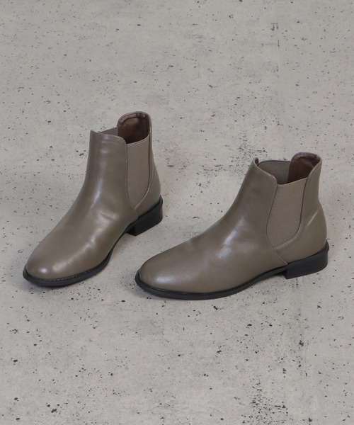 ikka(イッカ)の「サイドゴアプレーンブーツ(ブーツ・レディース・ブラック/ブラウン・M/L)」の15枚目の写真