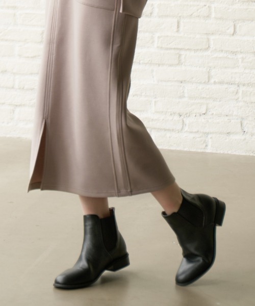 ikka(イッカ)の「サイドゴアプレーンブーツ(ブーツ・レディース・ブラック/ブラウン・M/L)」の20枚目の写真