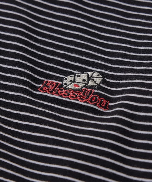 WHO'S WHO gallery（フーズフーギャラリー）の「【BLESS YOU/ブレスユー】ダイスボーダーTEE（Tシャツ/カットソー・メンズ・ブラック/ネイビー/ブラウン・FREE）」の11枚目の写真