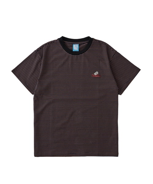 WHO'S WHO gallery（フーズフーギャラリー）の「【BLESS YOU/ブレスユー】ダイスボーダーTEE（Tシャツ/カットソー・メンズ・ブラック/ネイビー/ブラウン・FREE）」の9枚目の写真