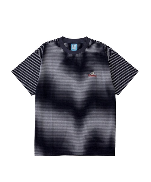 WHO'S WHO gallery（フーズフーギャラリー）の「【BLESS YOU/ブレスユー】ダイスボーダーTEE（Tシャツ/カットソー・メンズ・ブラック/ネイビー/ブラウン・FREE）」の8枚目の写真