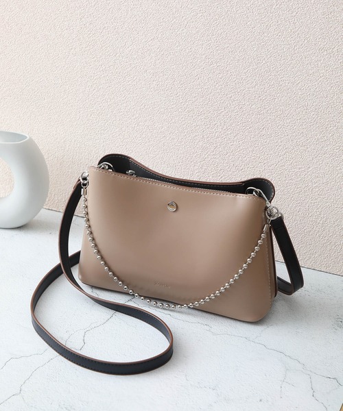 jouetie（ジュエティ）の「【jouetie/ジュエティ】カラーエッジ　両アオリポケット　ショルダーバッグ（ショルダーバッグ・レディース・アイボリー/グレイッシュベージュ/ブルー系その他/ブラック/ブルー/ダークブラウン/ダークグリーン・FREE）」の13枚目の写真