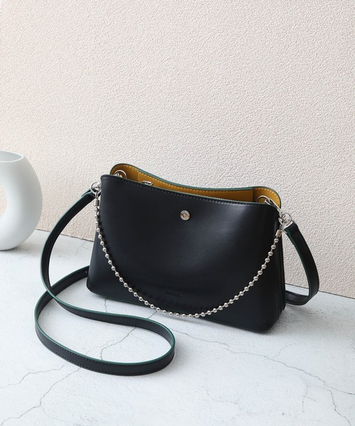 jouetie（ジュエティ）の「【jouetie/ジュエティ】カラーエッジ　両アオリポケット　ショルダーバッグ（ショルダーバッグ・レディース・アイボリー/グレイッシュベージュ/ブルー系その他/ブラック/ブルー/ダークブラウン/ダークグリーン・FREE）」の14枚目の写真