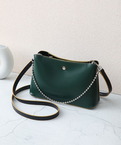 jouetie（ジュエティ）の「【jouetie/ジュエティ】カラーエッジ　両アオリポケット　ショルダーバッグ（ショルダーバッグ・レディース・アイボリー/グレイッシュベージュ/ブルー系その他/ブラック/ブルー/ダークブラウン/ダークグリーン・FREE）」の15枚目の写真