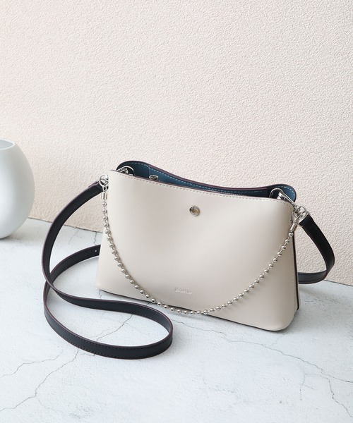 jouetie（ジュエティ）の「【jouetie/ジュエティ】カラーエッジ　両アオリポケット　ショルダーバッグ（ショルダーバッグ・レディース・アイボリー/グレイッシュベージュ/ブルー系その他/ブラック/ブルー/ダークブラウン/ダークグリーン・FREE）」の16枚目の写真