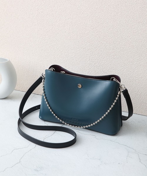 jouetie（ジュエティ）の「【jouetie/ジュエティ】カラーエッジ　両アオリポケット　ショルダーバッグ（ショルダーバッグ・レディース・アイボリー/グレイッシュベージュ/ブルー系その他/ブラック/ブルー/ダークブラウン/ダークグリーン・FREE）」の17枚目の写真