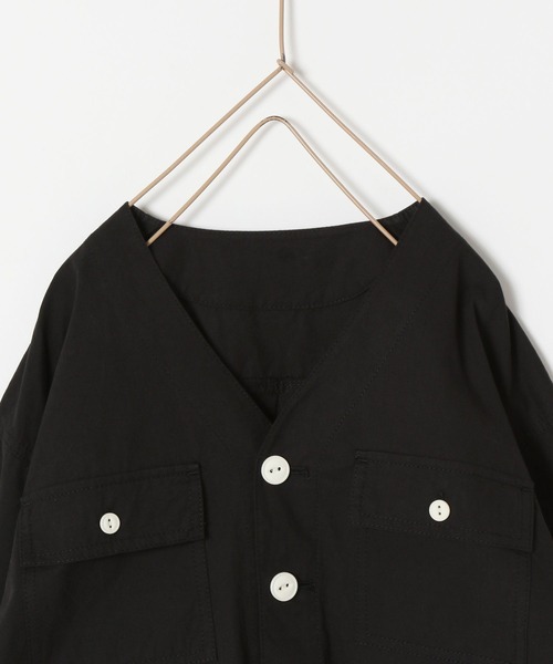 LOWRYS FARM（ローリーズファーム）の「コットンミリタリーシャツジャケット　162245（シャツ/ブラウス・キッズ・アイボリー/ブラック/カーキ・110cm/120cm/130cm/140cm/150cm）」の16枚目の写真