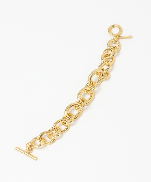 BARNYARDSTORM（バンヤードストーム）の「BARNYARDSTORM / ボリュームチェーンブレス（ブレスレット・レディース・シルバー/ゴールド・FREE）」の4枚目の写真