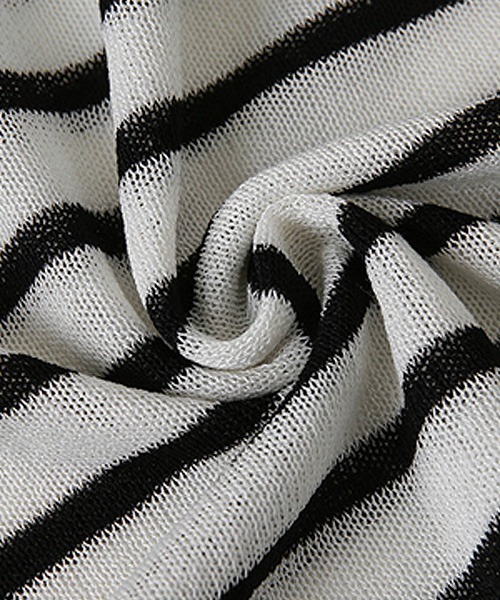SONA(ソナ)の「SONYUNARA オーバーフィットストライプ長袖Tシャツ(Tシャツ/カットソー・レディース・オレンジ/アイボリー/ブラック・FREE)」の22枚目の写真
