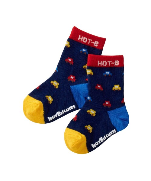 HOT BISCUITS（ホットビスケッツ）の「クルー丈ソックスパック３足セット（ソックス/靴下・キッズ・ホワイト/ピンク/ブルー/マルチ・13-15cm/11-13cm/15-17cm/17-19cm/9-10cm）」の16枚目の写真