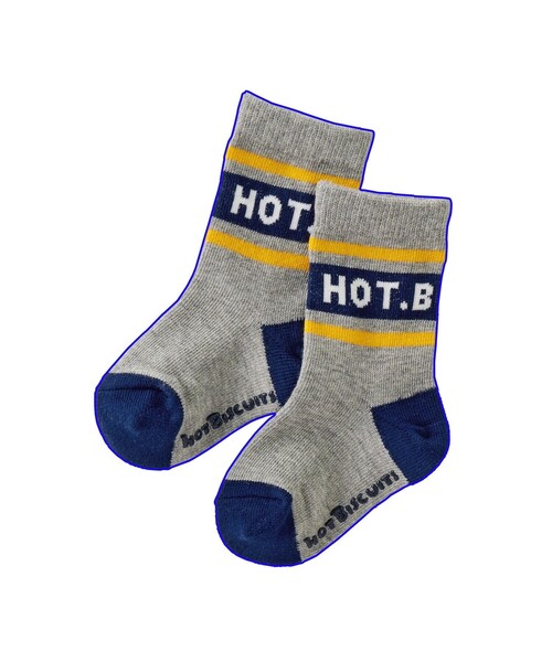 HOT BISCUITS（ホットビスケッツ）の「クルー丈ソックスパック３足セット（ソックス/靴下・キッズ・ホワイト/ピンク/ブルー/マルチ・13-15cm/11-13cm/15-17cm/17-19cm/9-10cm）」の14枚目の写真