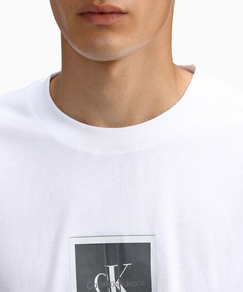 Calvin Klein（カルバン・クライン）の「ポラロイド ロングスリーブ Tシャツ（Tシャツ/カットソー・メンズ・ホワイト・S/M/L/XL）」の4枚目の写真