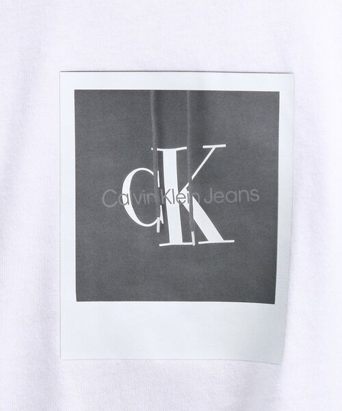 Calvin Klein（カルバン・クライン）の「ポラロイド ロングスリーブ Tシャツ（Tシャツ/カットソー・メンズ・ホワイト・S/M/L/XL）」の8枚目の写真