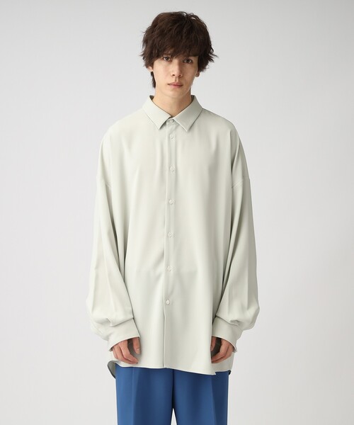 tk.TAKEO KIKUCHI(ティーケータケオキクチ)の「◆カラービッグシャツ(シャツ/ブラウス・メンズ・ダークグリーン/ブラック/ワインレッド/グレー・01/02/03)」の5枚目の写真