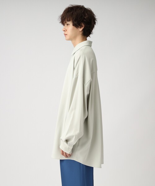 tk.TAKEO KIKUCHI(ティーケータケオキクチ)の「◆カラービッグシャツ(シャツ/ブラウス・メンズ・ダークグリーン/ブラック/ワインレッド/グレー・01/02/03)」の6枚目の写真