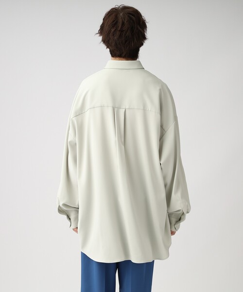 tk.TAKEO KIKUCHI(ティーケータケオキクチ)の「◆カラービッグシャツ(シャツ/ブラウス・メンズ・ダークグリーン/ブラック/ワインレッド/グレー・01/02/03)」の7枚目の写真