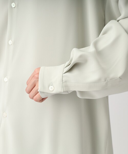 tk.TAKEO KIKUCHI(ティーケータケオキクチ)の「◆カラービッグシャツ(シャツ/ブラウス・メンズ・ダークグリーン/ブラック/ワインレッド/グレー・01/02/03)」の9枚目の写真