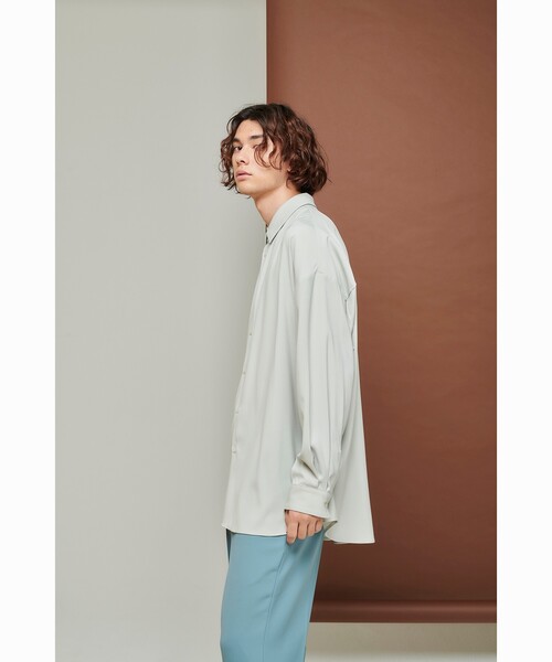 tk.TAKEO KIKUCHI(ティーケータケオキクチ)の「◆カラービッグシャツ(シャツ/ブラウス・メンズ・ダークグリーン/ブラック/ワインレッド/グレー・01/02/03)」の13枚目の写真