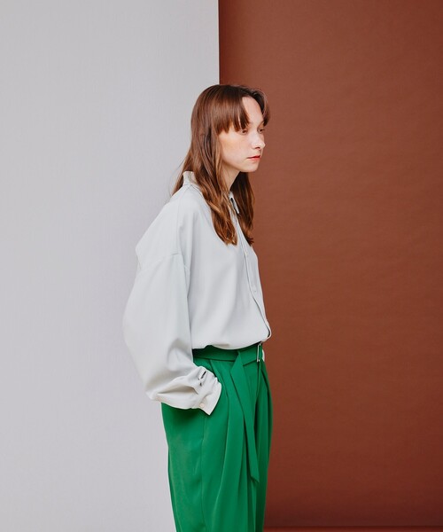 tk.TAKEO KIKUCHI(ティーケータケオキクチ)の「◆カラービッグシャツ(シャツ/ブラウス・メンズ・ダークグリーン/ブラック/ワインレッド/グレー・01/02/03)」の16枚目の写真