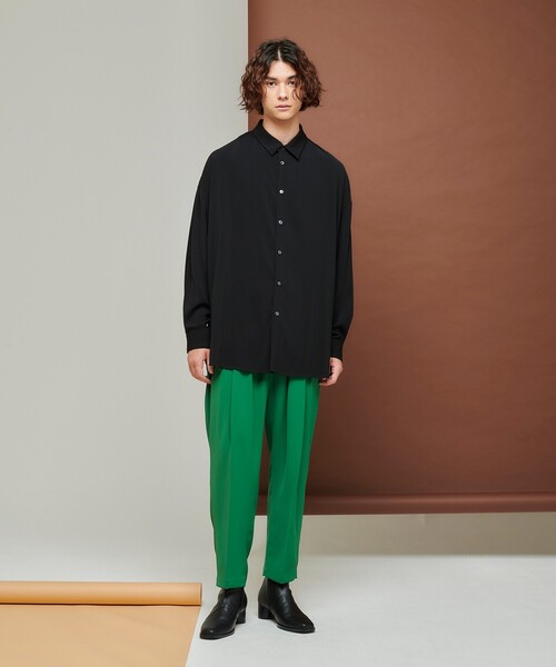 tk.TAKEO KIKUCHI(ティーケータケオキクチ)の「◆カラービッグシャツ(シャツ/ブラウス・メンズ・ダークグリーン/ブラック/ワインレッド/グレー・01/02/03)」の19枚目の写真