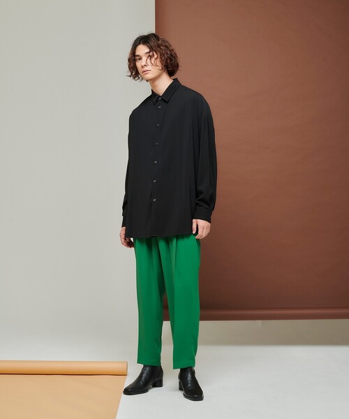 tk.TAKEO KIKUCHI(ティーケータケオキクチ)の「◆カラービッグシャツ(シャツ/ブラウス・メンズ・ダークグリーン/ブラック/ワインレッド/グレー・01/02/03)」の20枚目の写真