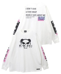 JE B/W-PDJ センターロゴ BIG L/STee