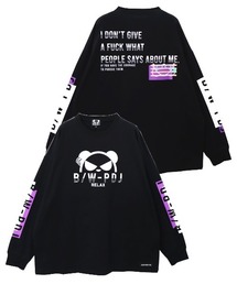 JE B/W-PDJ センターロゴ BIG L/STee