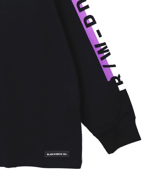 JACKROSE(ジャックローズ)の「JE B/W-PDJ センターロゴ BIG L/STee(Tシャツ/カットソー・メンズ・ホワイト/ブラック・M/L/XL)」の18枚目の写真