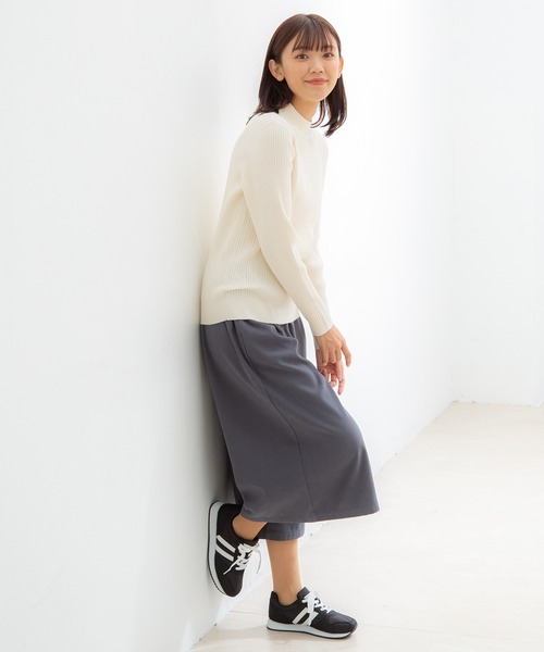 Honeys（ハニーズ）の「快適ラインスニーカー（スニーカー・レディース・ホワイト×グレー/ホワイト系その他/ブラック/ブラック×ホワイト/ホワイト×ネイビー/ネイビー系/ブラウン/グレー・LL/M/L/S）」の9枚目の写真