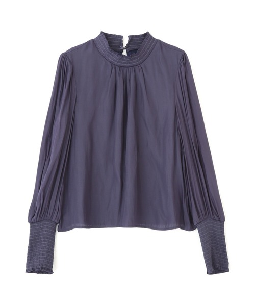 PROPORTION BODY DRESSING(プロポーションボディドレッシング)の「カフスシャーリングブラウス / 1212210006(シャツ/ブラウス・レディース・ネイビー/ホワイト系その他/ピンク/パープル・FREE)」の18枚目の写真