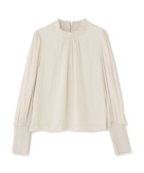 PROPORTION BODY DRESSING(プロポーションボディドレッシング)の「カフスシャーリングブラウス / 1212210006(シャツ/ブラウス・レディース・ネイビー/ホワイト系その他/ピンク/パープル・FREE)」の16枚目の写真