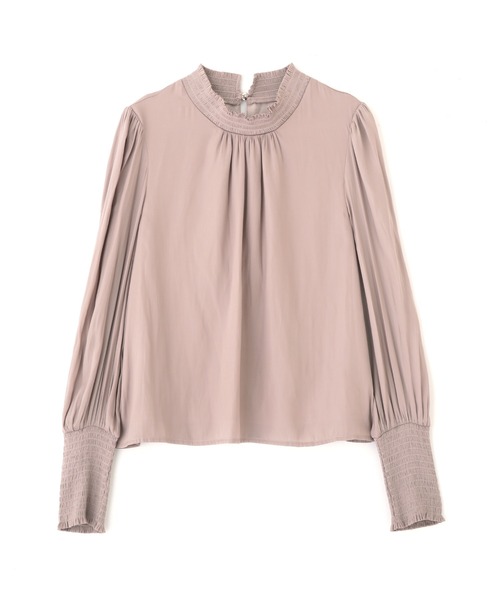 PROPORTION BODY DRESSING(プロポーションボディドレッシング)の「カフスシャーリングブラウス / 1212210006(シャツ/ブラウス・レディース・ネイビー/ホワイト系その他/ピンク/パープル・FREE)」の22枚目の写真