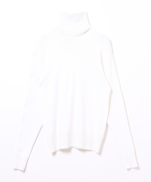 ROPE'（ロペ）の「タートルネックジャストフィットニットソー（ニット/セーター・レディース・ホワイト/ブラック/ネイビー/レッド/イエロー系その他2・M）」の2枚目の写真