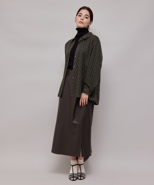 ROPE'（ロペ）の「タートルネックジャストフィットニットソー（ニット/セーター・レディース・ホワイト/ブラック/ネイビー/レッド/イエロー系その他2・M）」の15枚目の写真