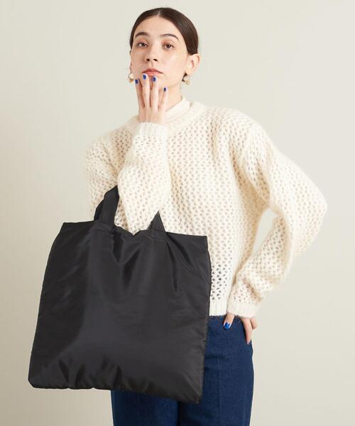 BEAUTY&YOUTH UNITED ARROWS（ビューティーアンドユースユナイテッドアローズ）の「スクエア ワイド ショルダーバッグ -2WAY-（ショルダーバッグ・レディース・ブラック/オフホワイト・FREE）」の8枚目の写真