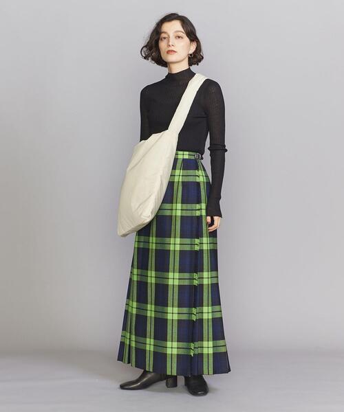 BEAUTY&YOUTH UNITED ARROWS（ビューティーアンドユースユナイテッドアローズ）の「スクエア ワイド ショルダーバッグ -2WAY-（ショルダーバッグ・レディース・ブラック/オフホワイト・FREE）」の10枚目の写真